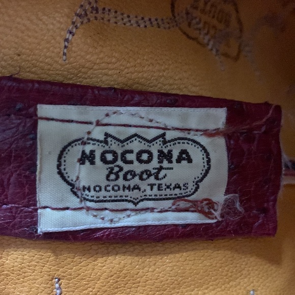 NOCONA TEXAS OSTRICH WESTERN BOOTS style 0517 - Picture 4 of 6